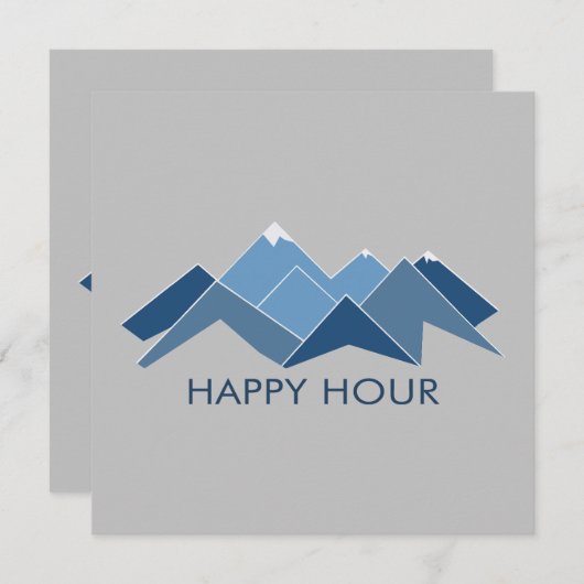 Berge glückliche Stunde (Vorne/Hinten)