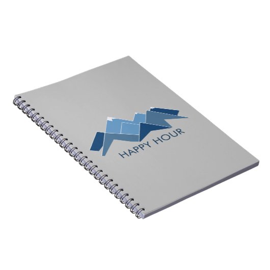 Berge glückliche Stunde Notizblock (Rechte Seite)