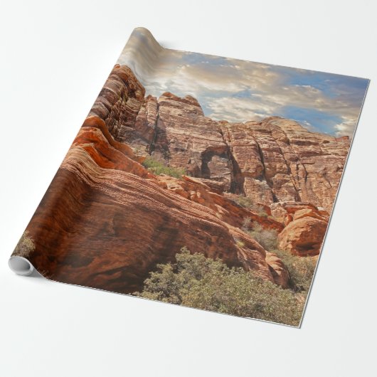 Berge HDR-Foto Geschenkpapier (Ungerollt)