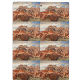 Berge HDR-Foto Klemmbrett (Rückseite)