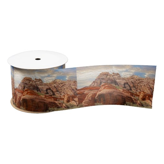 Berge HDR-Foto Satinband (Spule)