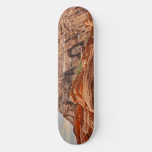 Berge HDR-Foto Skateboard (Vorderseite)