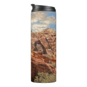 Berge HDR-Foto Thermosbecher (Nach rechts gedreht)