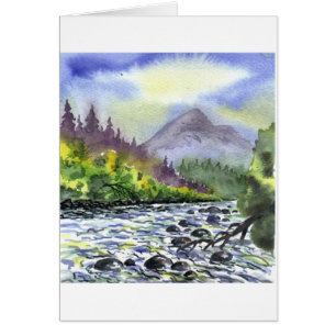 Berge Himmelspainting Destiny Kunstgeschichte