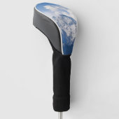 Berge Himmelswolken Golf Headcover (angewinkelt)
