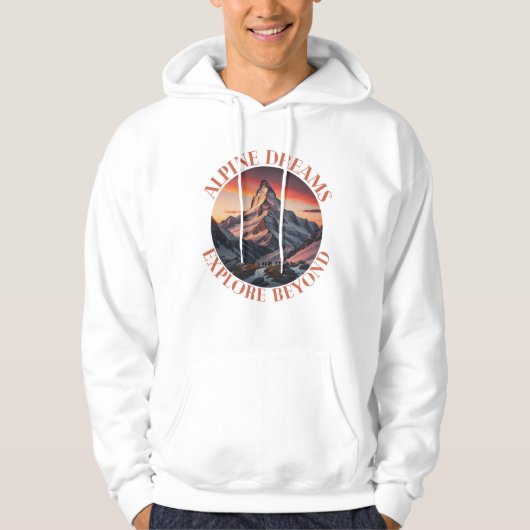 Berge Hoodie (Vorderseite)