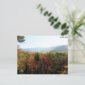 Berge im Herbst Postkarte (Stehend Vorderseite)