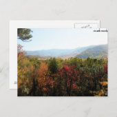 Berge im Herbst Postkarte (Vorne/Hinten)