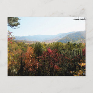 Berge im Herbst Postkarte