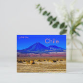 Berge im Socaire-Gebiet des Chilen Postkarte (Stehend Vorderseite)