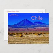 Berge im Socaire-Gebiet des Chilen Postkarte (Vorne/Hinten)