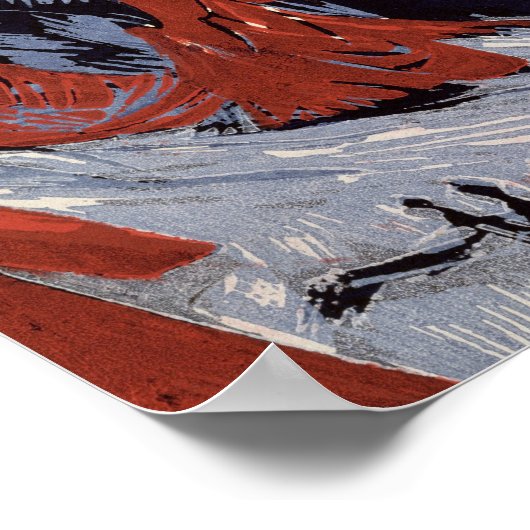 Berge im Winter 1919 Poster (Ecke)