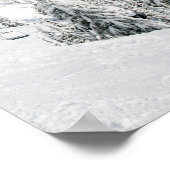 Berge im Winter Poster (Ecke)