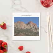 Berge im Zion-Nationalpark Serviette (Beispiel)