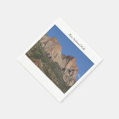 Berge im Zion-Nationalpark Serviette (Ecke)