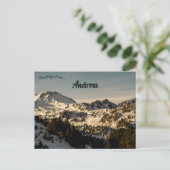Berge in Andorra Postkarte (Stehend Vorderseite)