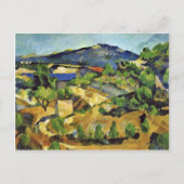 Berge in der französischen Provence von Paul Cézan Postkarte (Vorderseite)
