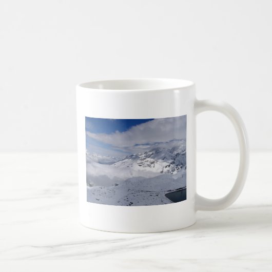 Berge in der Schweiz Kaffeetasse (Rechts)
