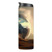 Berge in einer Blasen-Globe Thermosbecher (Nach rechts gedreht)