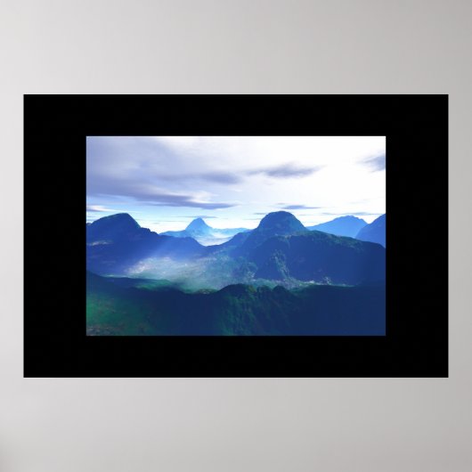 Berge in Frieden Poster (Vorne)