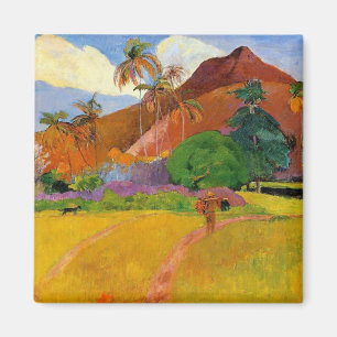 "Berge in Magneten Tahitis" - Paul Gauguin Magnet