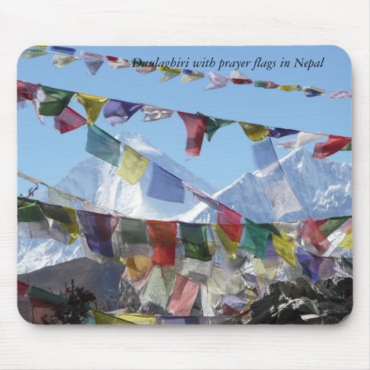 Berge in Nepal Mousepad (Vorne)