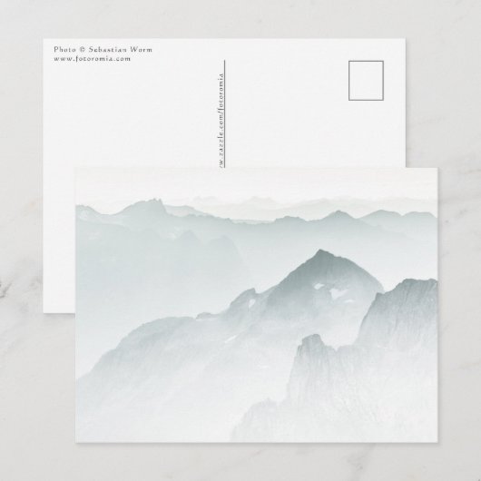 Berge in Norwegen Postkarte (Vorne/Hinten)