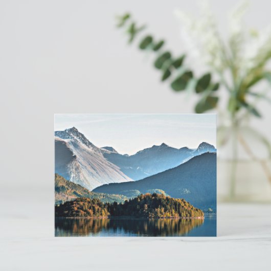 Berge in Norwegen Postkarte (Stehend Vorderseite)