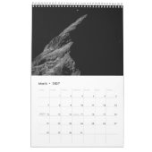 Berge in Schwarz-Weiß-Foto Kalender (Mär 2027)