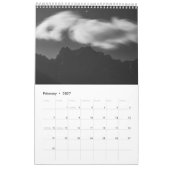 Berge in Schwarz-Weiß-Foto Kalender (Feb 2027)