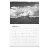 Berge in Schwarz-Weiß-Foto Kalender (Jan 2027)