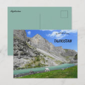 Berge in Tadschikistan Postkarte (Vorne/Hinten)