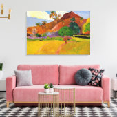 "Berge in Tahiti" - Paul Gauguin Leinwanddruck (Insitu (Wohnzimmer))