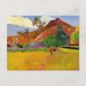 'Berge in Tahiti' - Paul Gauguin Postcard Postkarte (Vorderseite)