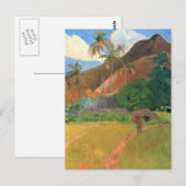 Berge in Tahiti - Paul Gauguin Postkarte (Vorne/Hinten)