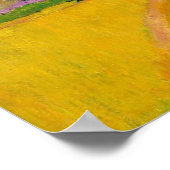 'Berge in Tahiti' - Paul Gauguin Print Poster (Ecke)