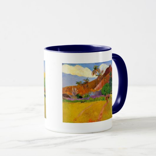 "Berge in Tasse Tahitis" - Paul Gauguin (VorderseiteRechts)