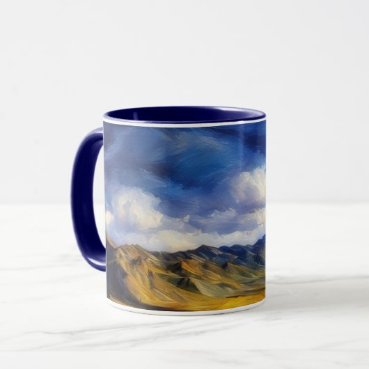 Berge in Utah Landschaft Tasse (Vorderseite Links)