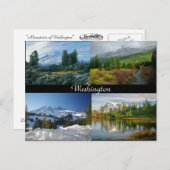 Berge in Washington Postcard Postkarte (Vorne/Hinten)