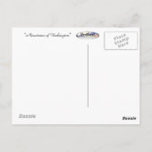 Berge in Washington Postcard Postkarte (Rückseite)