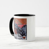 Berge in Winter, 1919 Tasse (Vorderseite Links)