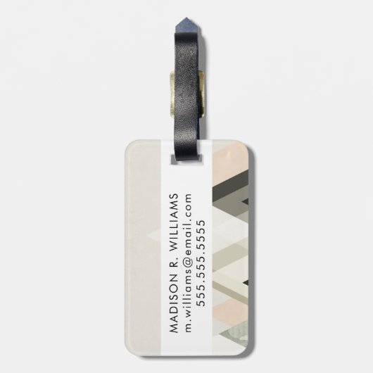 Berge jenseits der Berge III Gepäckanhänger (Rückseite vertikal)