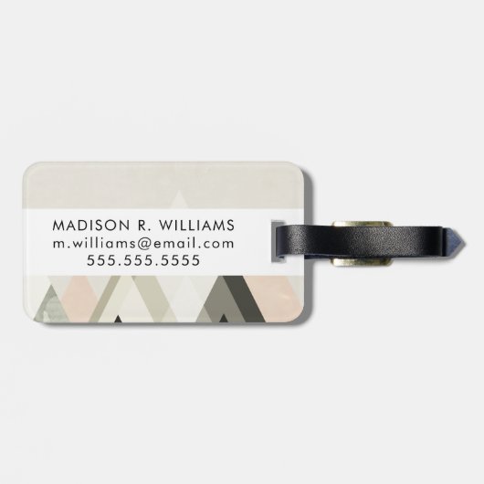 Berge jenseits der Berge III Gepäckanhänger (Rückseite horizontal)