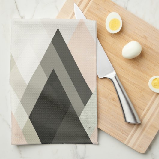 Berge jenseits der Berge III Geschirrtuch (Viertel Falte)