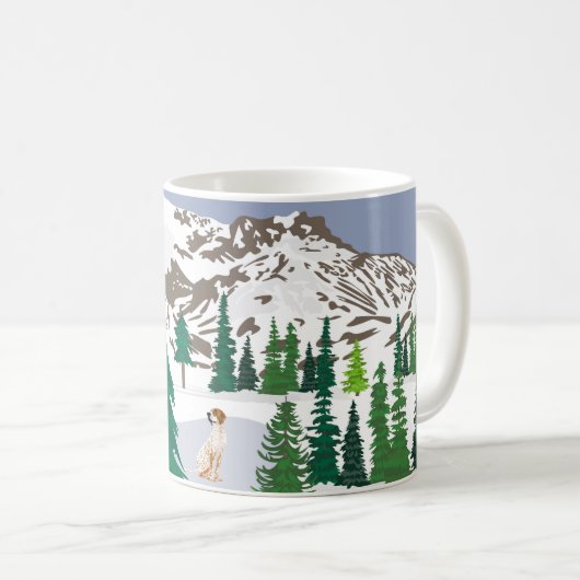 Berge Kaffeetasse (VorderseiteRechts)