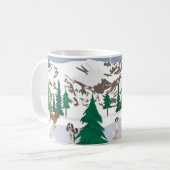 Berge Kaffeetasse (Vorderseite Links)