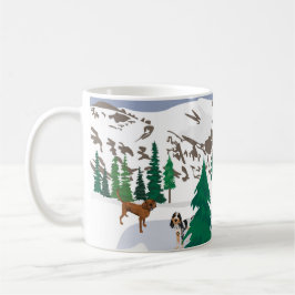 Berge Kaffeetasse