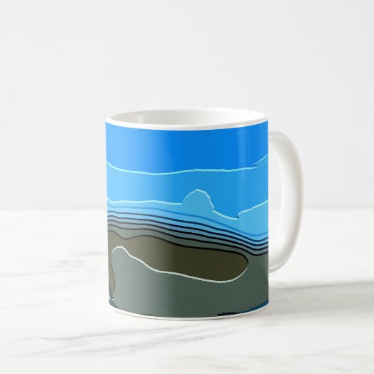 BERGE KAFFEETASSE (VorderseiteRechts)