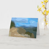 BERGE KARTE (Gelbe Blume)