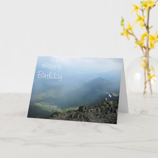 BERGE KARTE (Gelbe Blume)